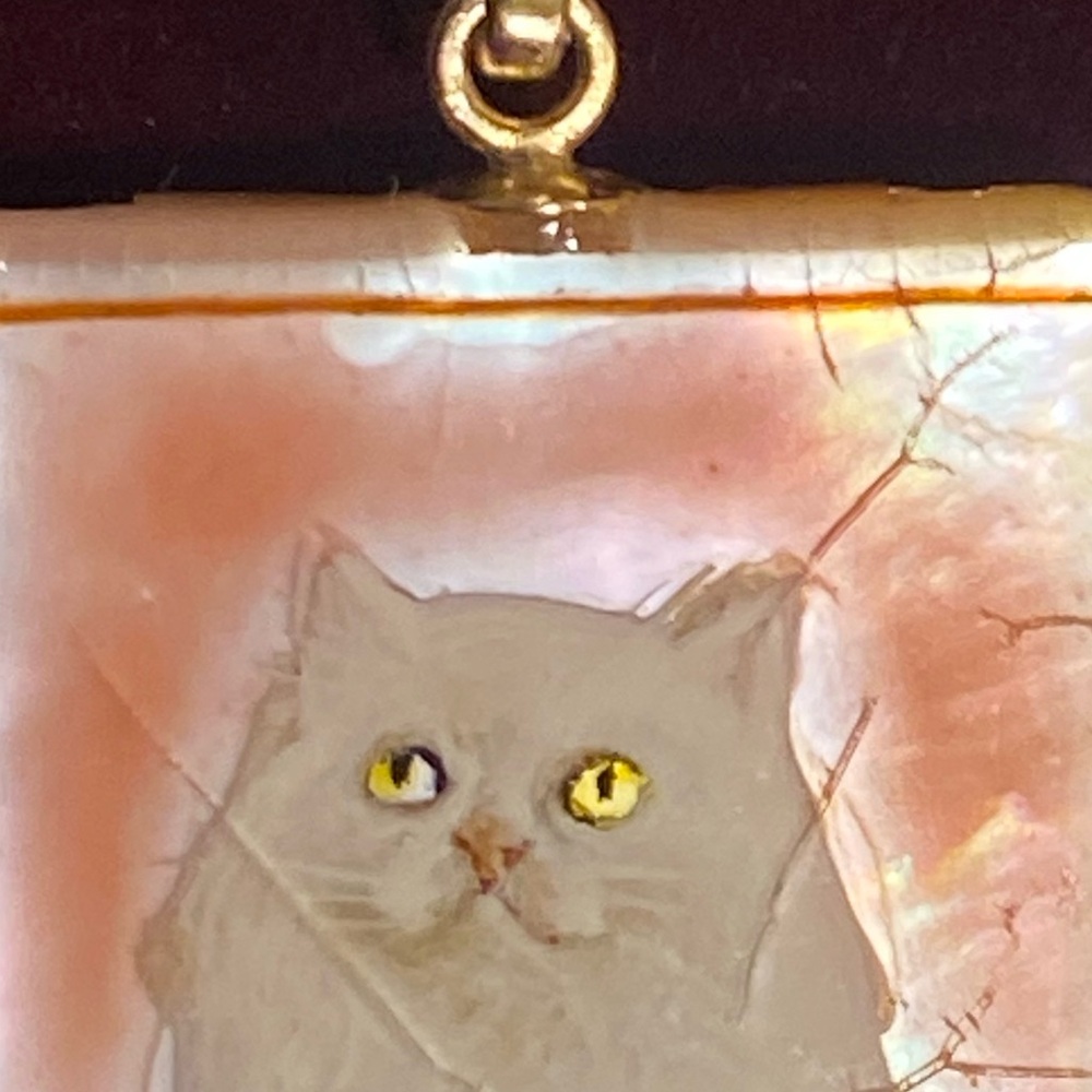 Polynesian Artifacts Vintage Cat Pendant